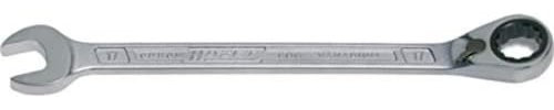 HAZET Ratschenschlüssel 606-8, Abtrieb: Außen-Doppel-Sechskant, Schlüsselweite: 8 mm, Betätigungswinkel (6°), Werkzeug für enge Schraubarbeiten an Fahrrad, Auto, etc.