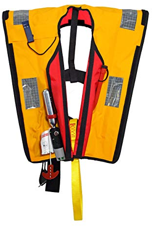 Lalizas Alpha Giubbotto di Salvataggio, Unisex Adulto, Rosso, Manuale
