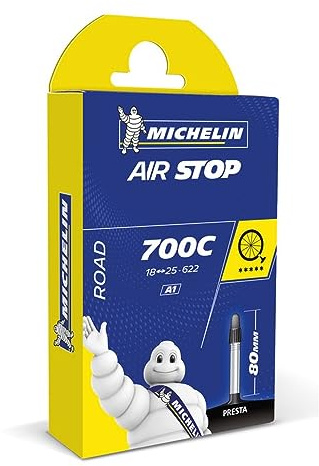 MICHELIN Airstop Fahrradschlauch, Presta 29, 28/37-540/541