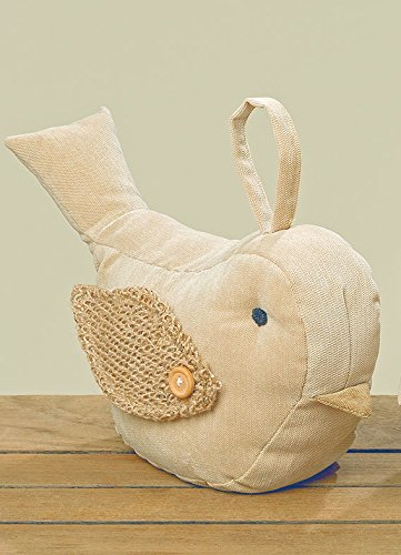 Türstopper Fensterstopp, Türhalter  Vogel  in 2 Ausführungen zur Auswahl, Landhausstil (hellbeige)
