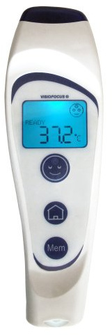 Tecnimed 2912-095 VisioFocus Serie 06400 Termometro con Misuratore a Distanza, colore: Bianco