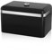 Swan SWKA1010BN Retro Bread Bin, Metal, 18 Litre, Black