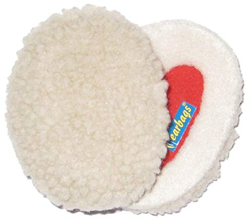 Earbags Ohrenwärmer Lammfell Imitat, beige, Medium