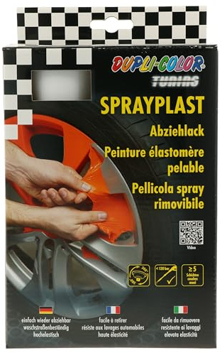 DUPLI-COLOR 388125 DC Sprayplast-Set, 2 x 400 ml, Weiß Glanz