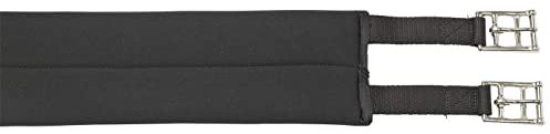 BUSSE Sattelgurt SOFT-LONG, Länge 130 cm, schwarz