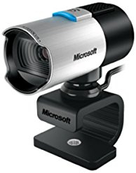 Microsoft Q2F-00015 LifeCam Studio HD Webcam (Skype zertifiziert), 1080p , silber/schwarz