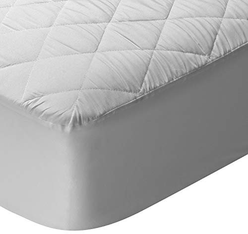 Pikolin Home - Protector de Colchón Acolchado y Transpirable Silktouch, Certificado Oeko-Tex, para Cama de 150, hasta 32 cm de Altura - Cubrecolchón 150 x 190/200 cm