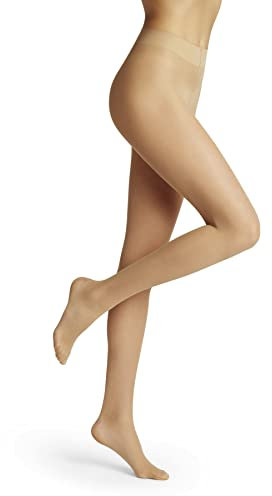 FALKE Damen Strumpfhose Matt Deluxe 20 DEN W Ti transparent einfarbig 1 Stück, Hautfarben Golden 4699, M-L