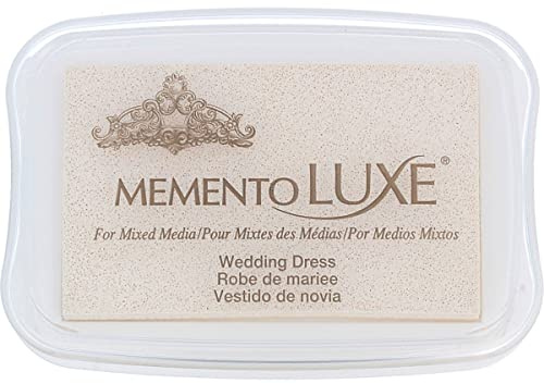 Tsukineko Memento Luxe Stempelkissen für Hochzeitskleid, Einheitsgröße, White