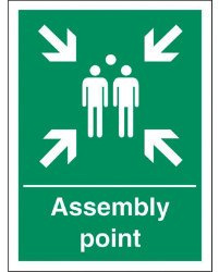 Stewart Superior sp052sav-150 200 x 150 x 200 mm, autoadesiva punto di raccolta Sign Board – verde/bianco