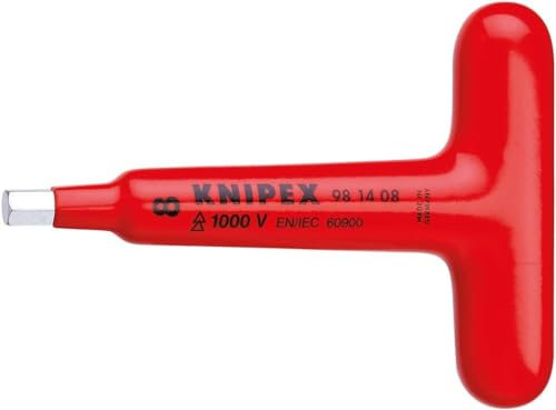 Knipex Schraubendreher für Innensechskantschrauben mit T-Griff 120 mm 98 14 08