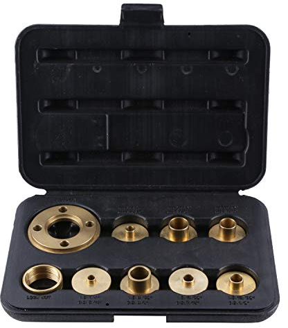 CMT ORANGE TOOLS CMT-TGA KIT 7 BOCCOLE DI GUIDA CON ANELLI (10pz) PER FRESATRICI