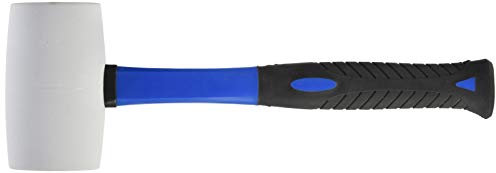 BGS 1967 | Maillet caoutchouc | manche en fibres de verre | tête blanche | Ø 64 mm | 750 g