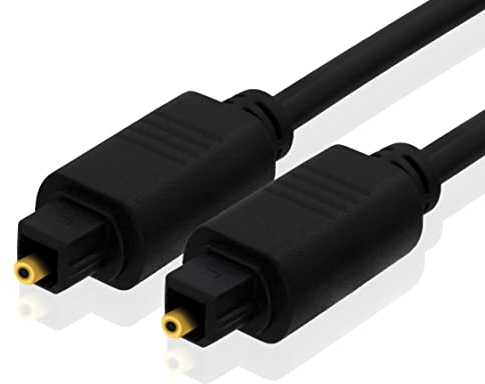 BIGtec 2m Toslink Kabel optisches digital Audio-Kabel SPDIF Digitalkabel HiFi ø 5mm LWL Lichtwellenleiter Glasfaserkabel Heimkino Soundbar Verstärker Stereoanlage