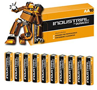 Industrial by Duracell MN1500 Alkaline-Batterie, AA LR06, 10 Stück