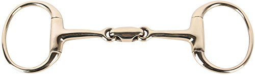 Harry's Horse Bustrens Gold, dubbelgebroken, oval-link, Größe:14.5