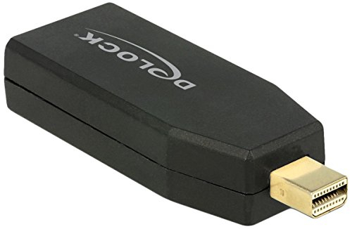 Delock 65581 Adapter Mini Displayport 1.2 Stecker auf HDMI Buchse 4K Aktiv schwarz
