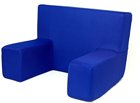 RESINGOMM Poltrona Comodone – Sostegno Rigido per Letto o Divano, Alta densità, Tessuto Tecnico Traspirante, Made in Italy