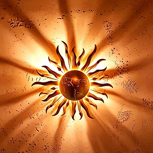 s`luce Diator 2.0 Wandleuchte Sonne, Ø50cm, goldfarben SUN/2C500/GD