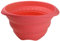 Lékué - Scolapasta pieghevole in silicone 23 cm, Rosso