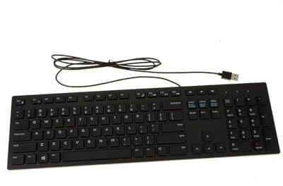 Dell Kabelgebundene Tastatur, Schwarz KB216 (580-ADMT)
