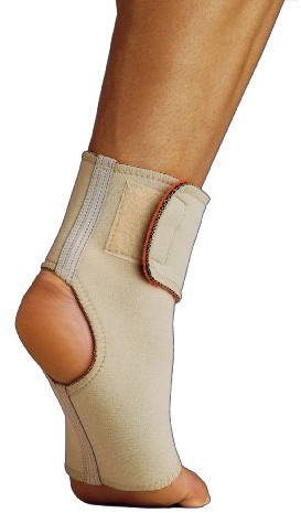 Thermoskin Ankle Wrap, Thermal Support, Beige, Small