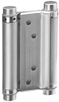 Metafranc Pendeltürband 100 mm - 2 Stück - 20 kg Tragfähigkeit - Aus robustem Edelstahl / Pendeltürbeschlag für Schwingtür / Western-Beschlag für Saloon-Türen / Türband / Pendelscharnier / 311356 | Aus robustem Edelstahl – Pendeltürbeschlag für Schwingtür – Western-Beschlag für Saloon-Türen – Pendelscharnier – Türband