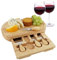 Cheese Board Set by StarBlue - Medium - with 4 Knives and Slide Out Drawer | Large Oak Wooden Cheese and Platter Cutting Serving Plate Tray | Best for Housewarming and Birthday Gift