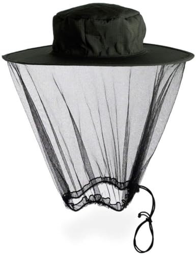 Lifesystems Pop-Up Mosquito, Insect and Midge Protection Head Net Hat for Outdoors, Camping, Fishing or Hiking