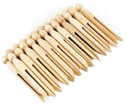 24pc Wooden Dolly Pegs