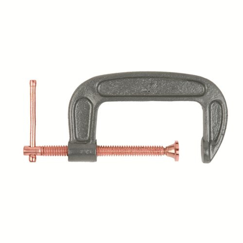 Lincoln Electric KH907 Steel C-Clamp, 5 Jaw Width, Gray (Pack of 1)