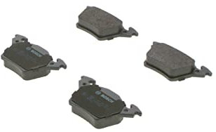 Bosch BP489 - Plaquettes de Frein Arrière pour Voiture - Qualité Bosch - Réduction du Bruit et de la Poussière - Certifié ECE-R90 - Sans Cuivre - Jeu de 4 Plaquettes
