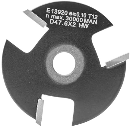 ENT 13920 Scheibennutfräser HW, Schaft (S) 8 mm, Durchmesser (D) 47,6 mm, NL 2 mm, Z3