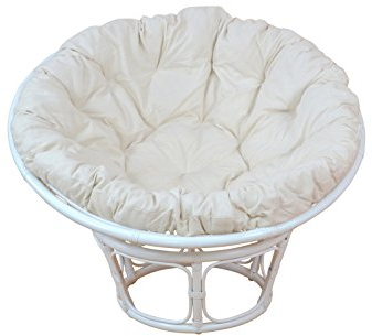 moebel direkt online Papasansessel, Durchmesser 100 cm Sessel mit Kissen