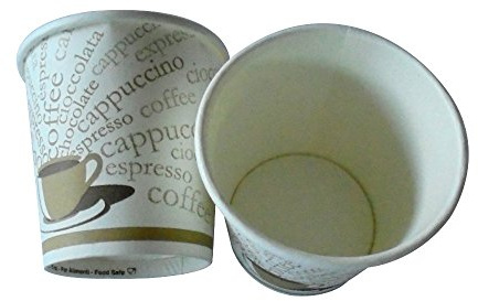 Pappmugg för kaffe, 50 ml, för tillagning av kaffe och varma drycker, 500 stycken