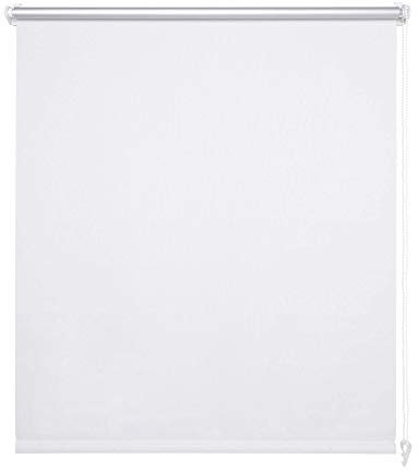 Liedeco® Rollo Klemmfix Thermobeschichtet - 100 x 150 cm weiß (B x H) / lichtundurchlässig verspannt verdunkelnd/leichte Innen-Montage/ohne Bohren