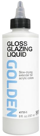 Golden Acrylic Glazing Liquid Gloss - 8 oz Bottle