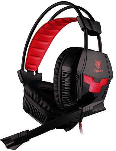 Sades in-ear Gaming cuffie nero Black/Red