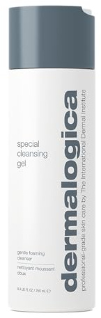 Dermalogica Special Cleansing Gel 250ml - Soap-free, Foaming Gel, Refreshing Formula, Removes Impurities, Clears Spots and Breakouts, Hydrates, Controls Oil, for All Skin Types