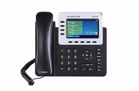 Grandstream GXP2140 4 linea LCD di colore di Bluetooth PoE del telefono di gigabit del IP di HD VoIP