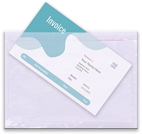 Triplast 500 x A5 Plain Document Enclosed Wallet (225 x 165 mm) | Peel & Seal Clear Plastic Envelopes/Sleeves/Pockets/Wallets | Attach Invoices, Packing Lists & Delivery Notes to Parcels