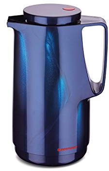ROTPUNKT Isolierkanne 1L - Premium Kaffekanne Made in Germany I Hält bis zu 24 Std heiß I Warmhaltekanne für Kaffee und Tee (Maxima 760, Midnightblue)