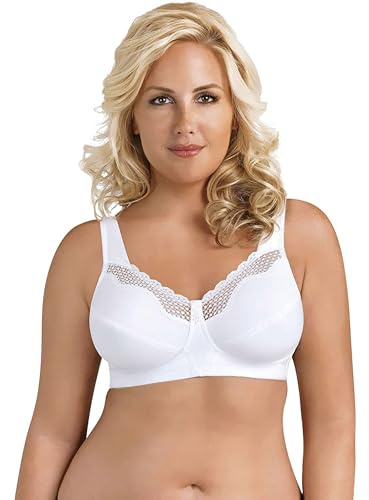 Exquisite Form Women's Cotton Soft Cup Bra #5100535, White, 38B