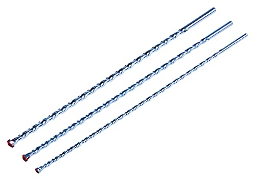 Am-Tech Steinbohrer-Set, 400 mm (3 Stück)