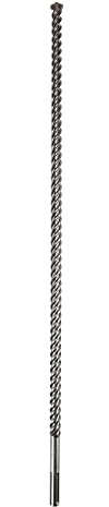 Dewalt SDS-Max Elite Hammerbohrer DT60821 (22x920x800mm, mit Vier-Schneiden-Geometrie, Vollhartmetall-Spitzen & Iron Blast Technologie, für den Einsatz in Beton, Mauerwerk, Natur- & Kunststein)
