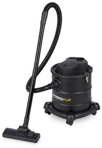 Powerplus 1200 Watt 20L Ash Debris Collector BBQ Fireplace Vacuum Cleaner with Floor Brush, Dust Brush, Nozzles & Hose POWX308 – 3 year Home User Warranty by Powerplus