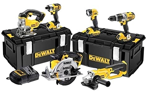 DeWalt DCK694P3 18V Brushless 6 Piece Kit, Black/Yellow