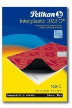 Pelikan 1022 G© Lot de 100 feuilles de papier carbone interplastic A4