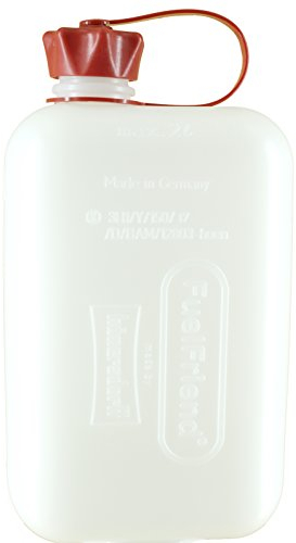 FuelFriend®-BIG CLEAR max. 2,0 Liter - Klein-Benzinkanister Mini-Reservekanister mit UN-Zulassung