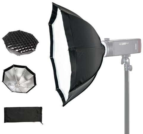 Godox Ad-s7 Multi-functional 45cm Umbrella Softbox Soft Box For WITSTRO Flash AD200 AD360II AD180 AD360